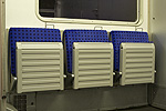 Neue Klappsitze im Mehrzweckabteil, 5. Januar 2008 Bild: Neue Klappsitze im Mehrzweckabteil, 5. Januar 2008
