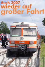 Titel: 420 001 - auch 2007 wieder auf großer Fahrt