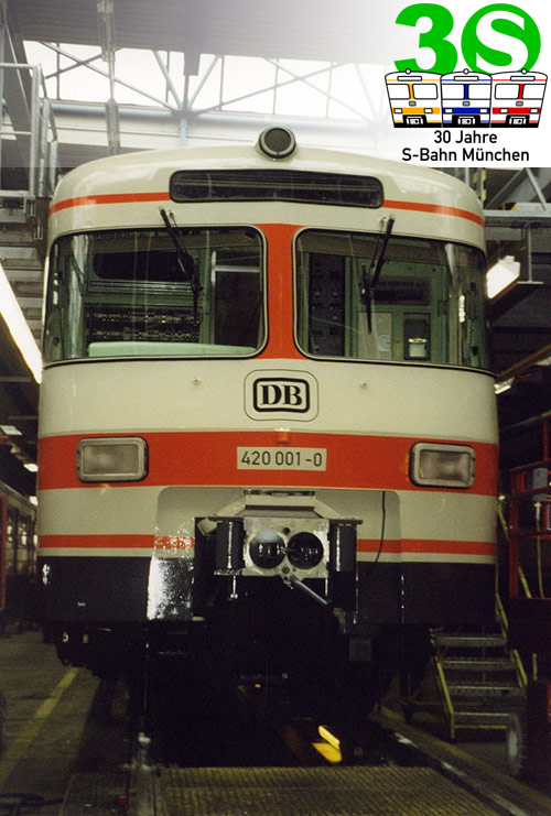 420 001-1 als Museumszug, 2002